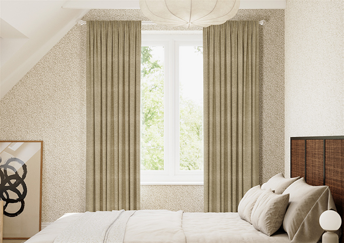 Carron, Woven Cream - Made to Measure Curtains - Image 3